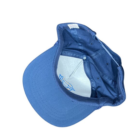 Vintage Blue Yupoong Don Center Motors Chevrolet Chevy Snapback Rope Hat Cap - Picture 5 of 6